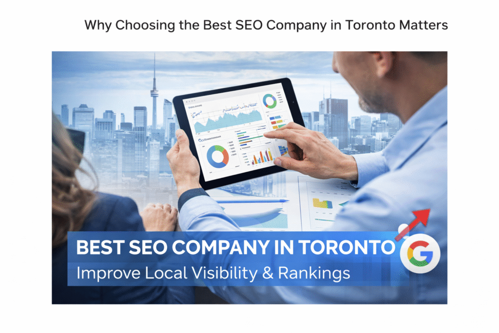 Best SEO Company in Toronto analyzing Google Maps and SEO ranking data
