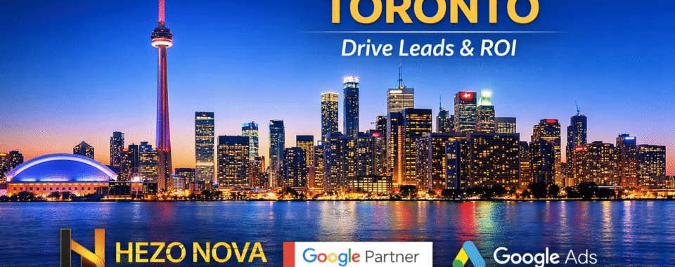 SEO agency Toronto by Hezo Nova Digital – Google Partner digital marketing agency helping businesses generate leads and ROI in Toronto