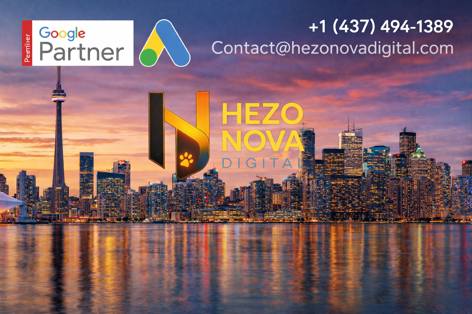 SEO Agency Toronto (2026) – #1 Data-Driven Agency for Real ROI & Growth 1 Best SEO company Toronto – Hezo Nova Digital Google Partner agency providing SEO and Google Ads services in Toronto